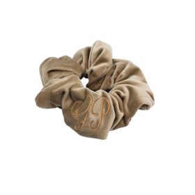 Scrunchies in velluto beige OUTLET
